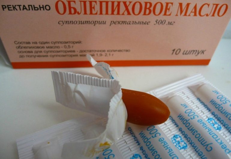 Облепиховые свечи от геморроя