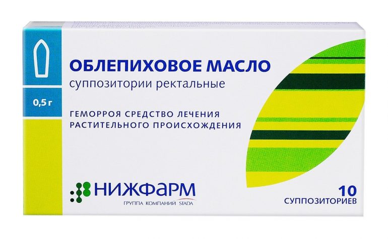 Облепиховые свечи от геморроя