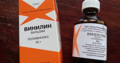 Как лечить геморрой бальзамом"Винилин"