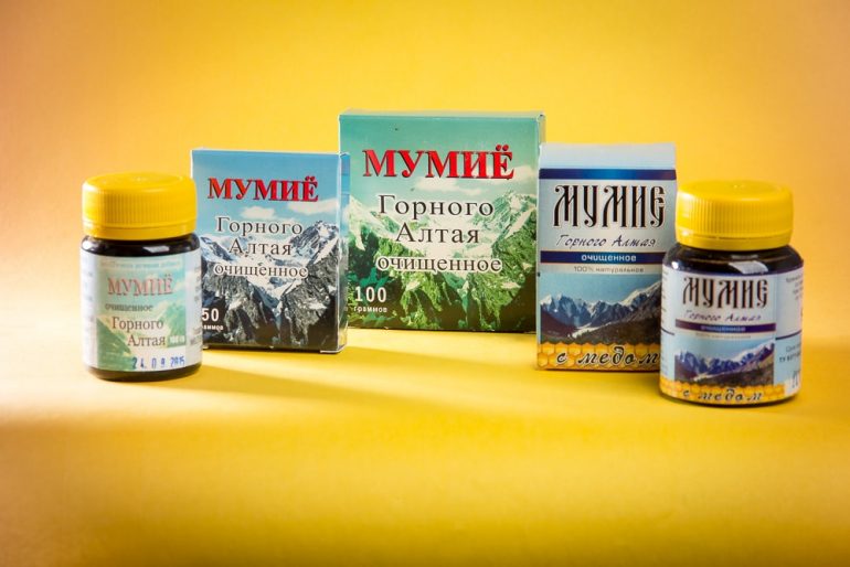 Средства из мумие