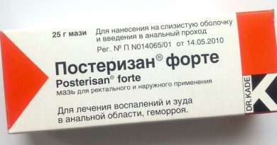 Мазь Постеризан при геморрое
