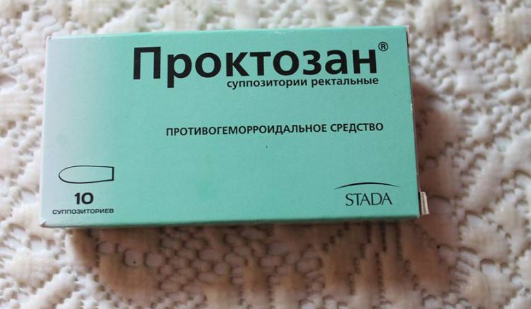 Какие компоненты входят в состав свечей Проктозан?
