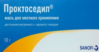 Мазь Проктседил