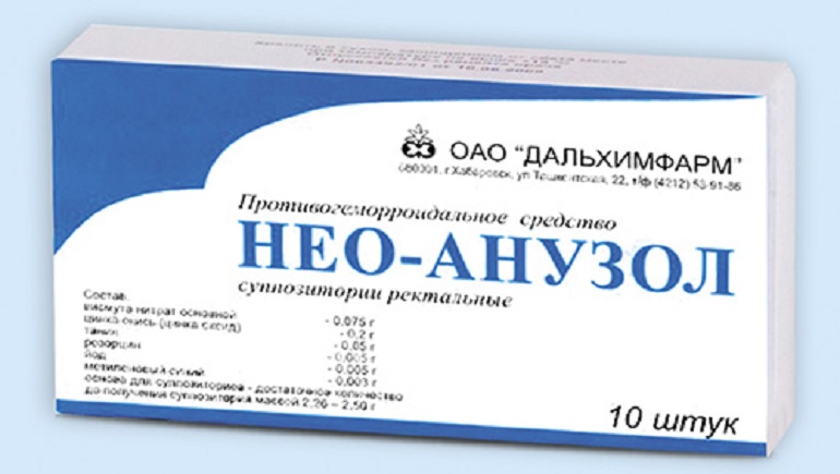 Свечи Нео-Анузол