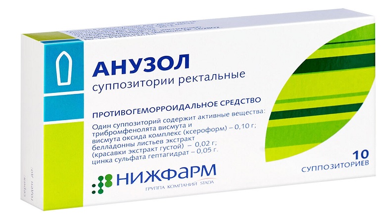 Свечи Анузол
