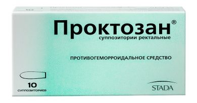 свечи Проктозан