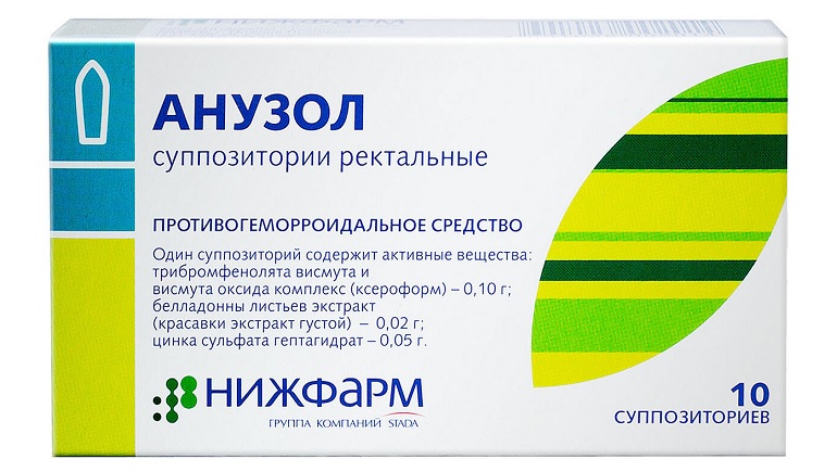 Анузол свечи