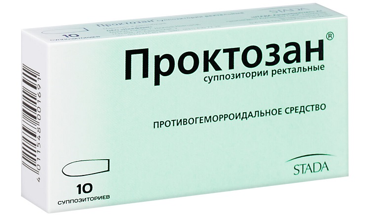 Проктозан против крови